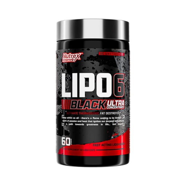 NUTREX LIPO 6 BLACK 60 CAPSULAS