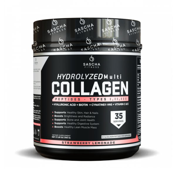 Sascha Fitness Collagen Strawberry Lemonade